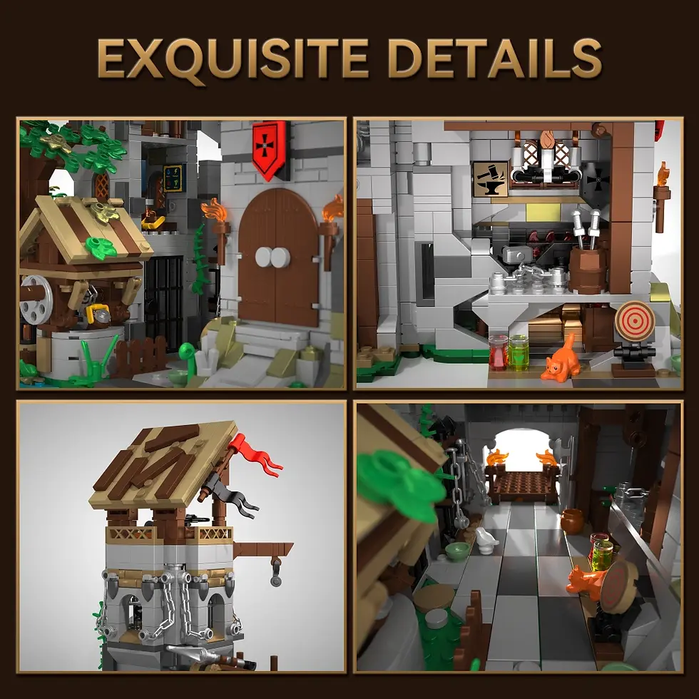 Miniaturbild: iambrick (40210) Holy Spirit Knight's Fortress