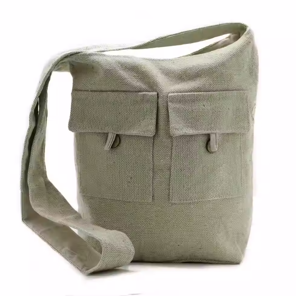 Natural Tones two-pocket bag, natural colour, large — included in the three-piece accessories edit