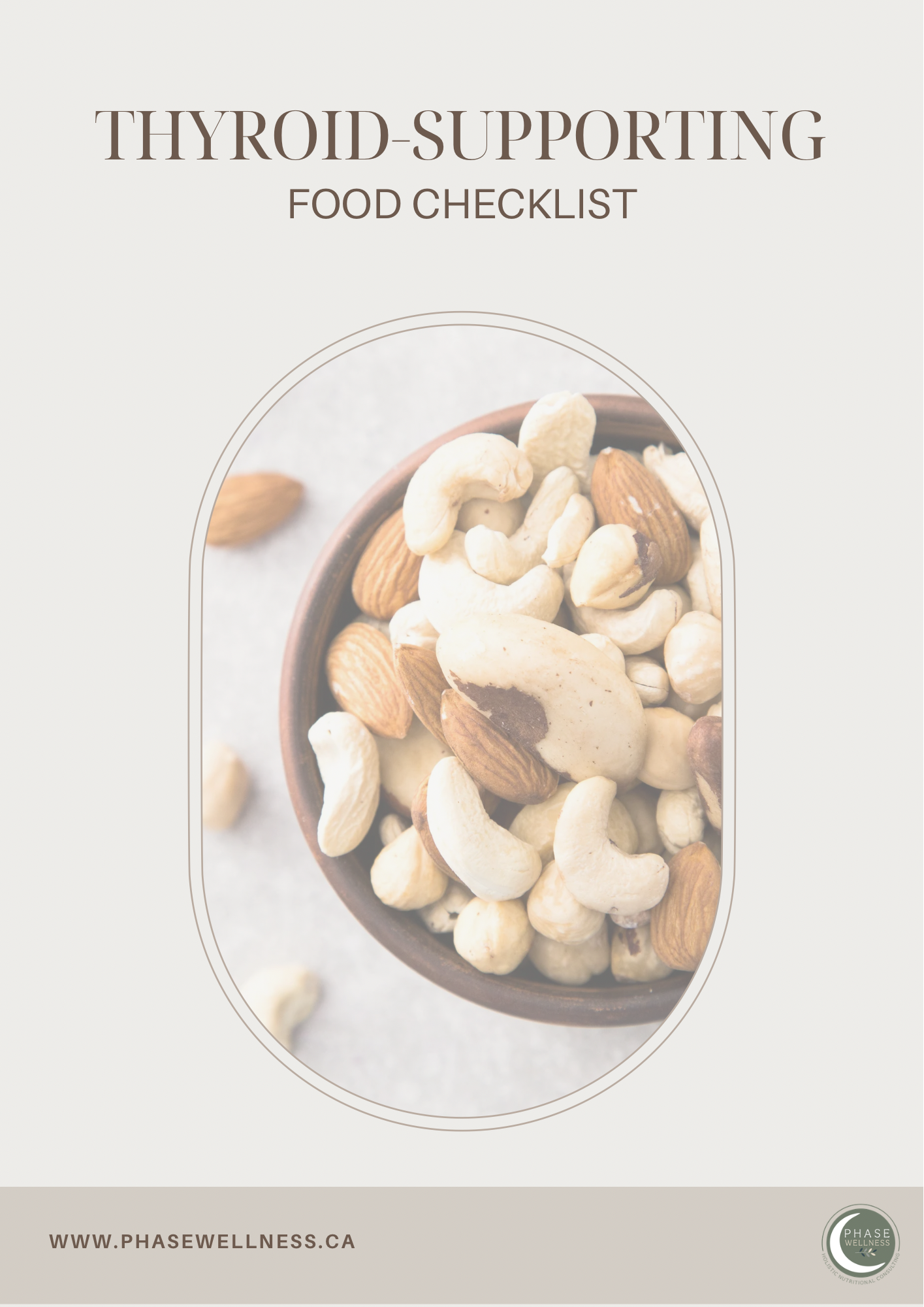 Thyroid - Supporting Food Checklist