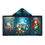 Thumbnail: Surreal Sea Creatures Trio Youth Hooded Towel