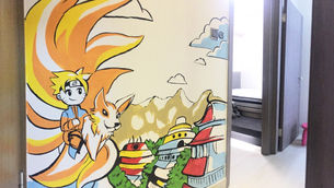 Private Home Anime Mural Project