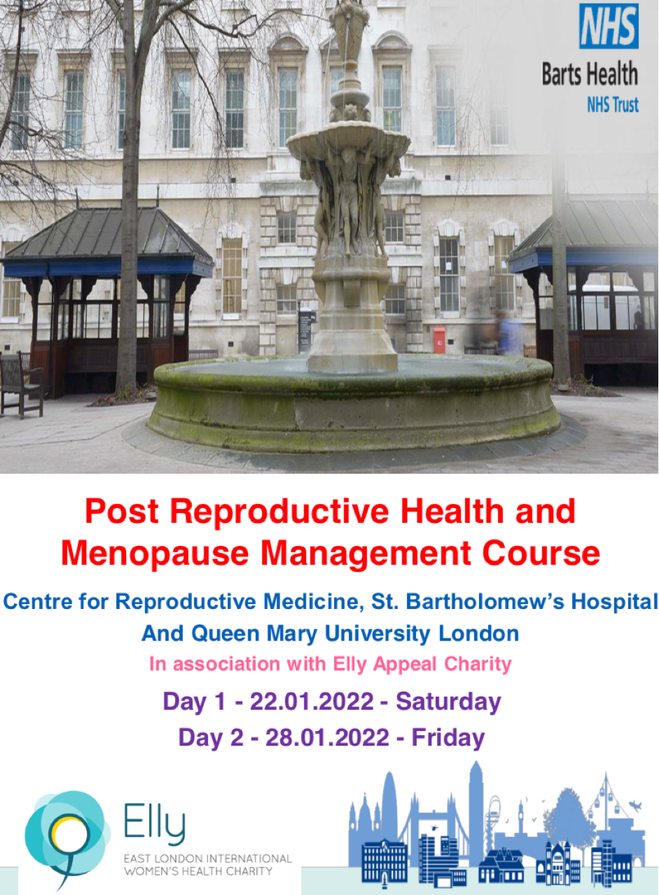 NEW: Post Reproductive Health and Menopause Management Course