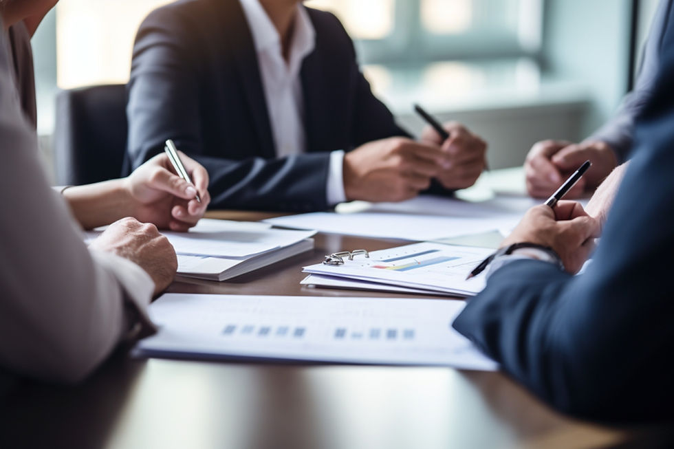 会議を行う専門家