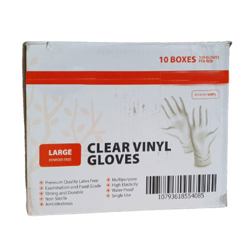 CLEAR VINYL GLOVES 1000PCSNITRILE GLOVES