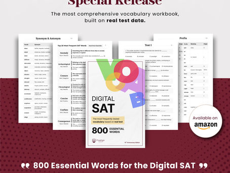 10th Anniversary: 800 Essential SAT Words Released