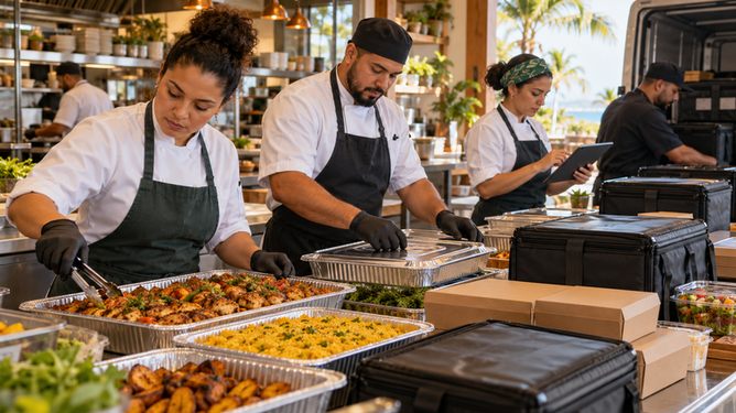 El catering como segundo salón del restaurante