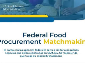 Oportunidades de negocio para la industria de alimentos con el gobierno federal