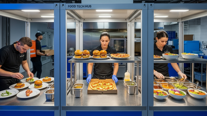 Food Tech Hubs: ¿La evolución del restaurante o el fin de la experiencia?