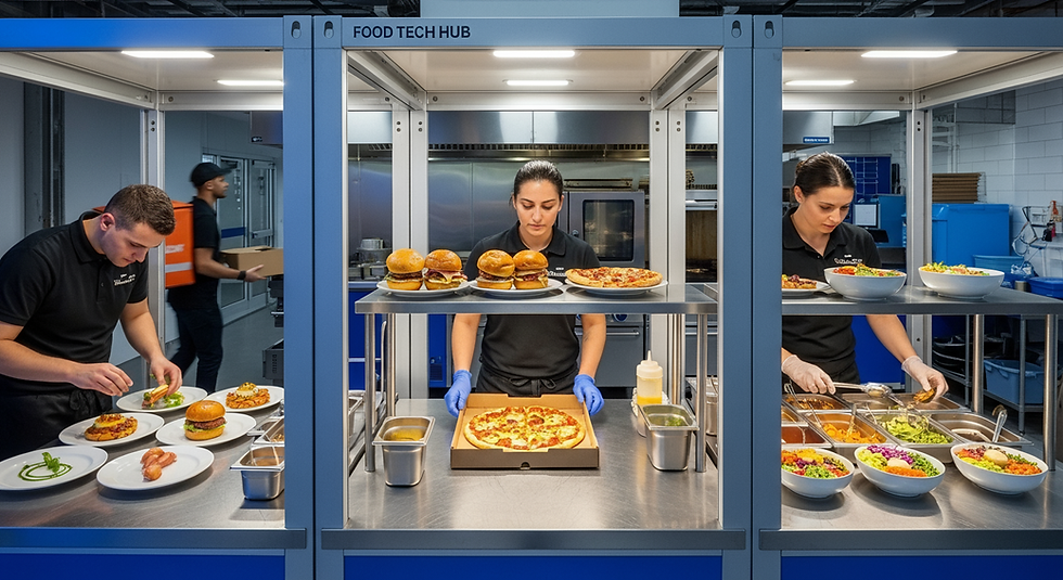 Food Tech Hubs: ¿La evolución del restaurante o el fin de la experiencia?