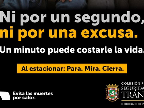 La Comisión para la Seguridad en el Tránsito refuerza mensaje para prevenir muertes de menores en vehículos