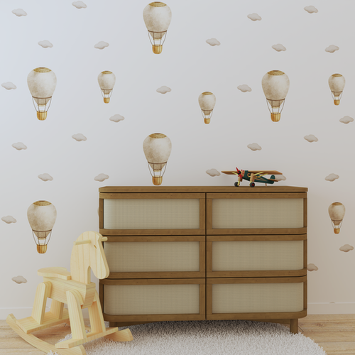 Balloons & Clouds Stickers | My Site
