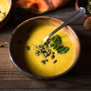 Recette bio : Velouté de Potimarron signée Jacqueline Desbrosses