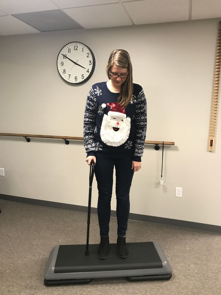 How to correctly use a cane