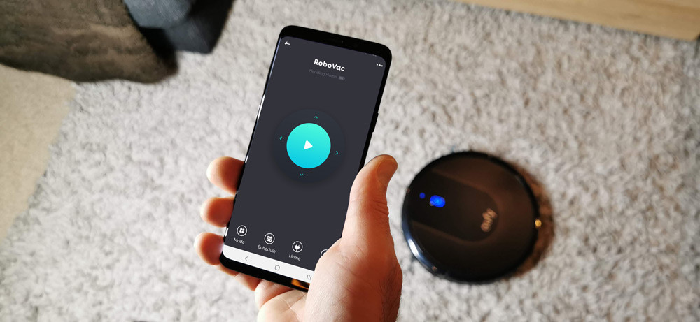 The RoboVac app allows you to schedule your RoboVac 30C's cleaning times
