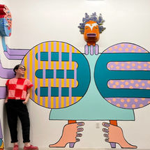 "All of it", a ceramics mural at Meta in Seattle. By Eroyn Franklin.