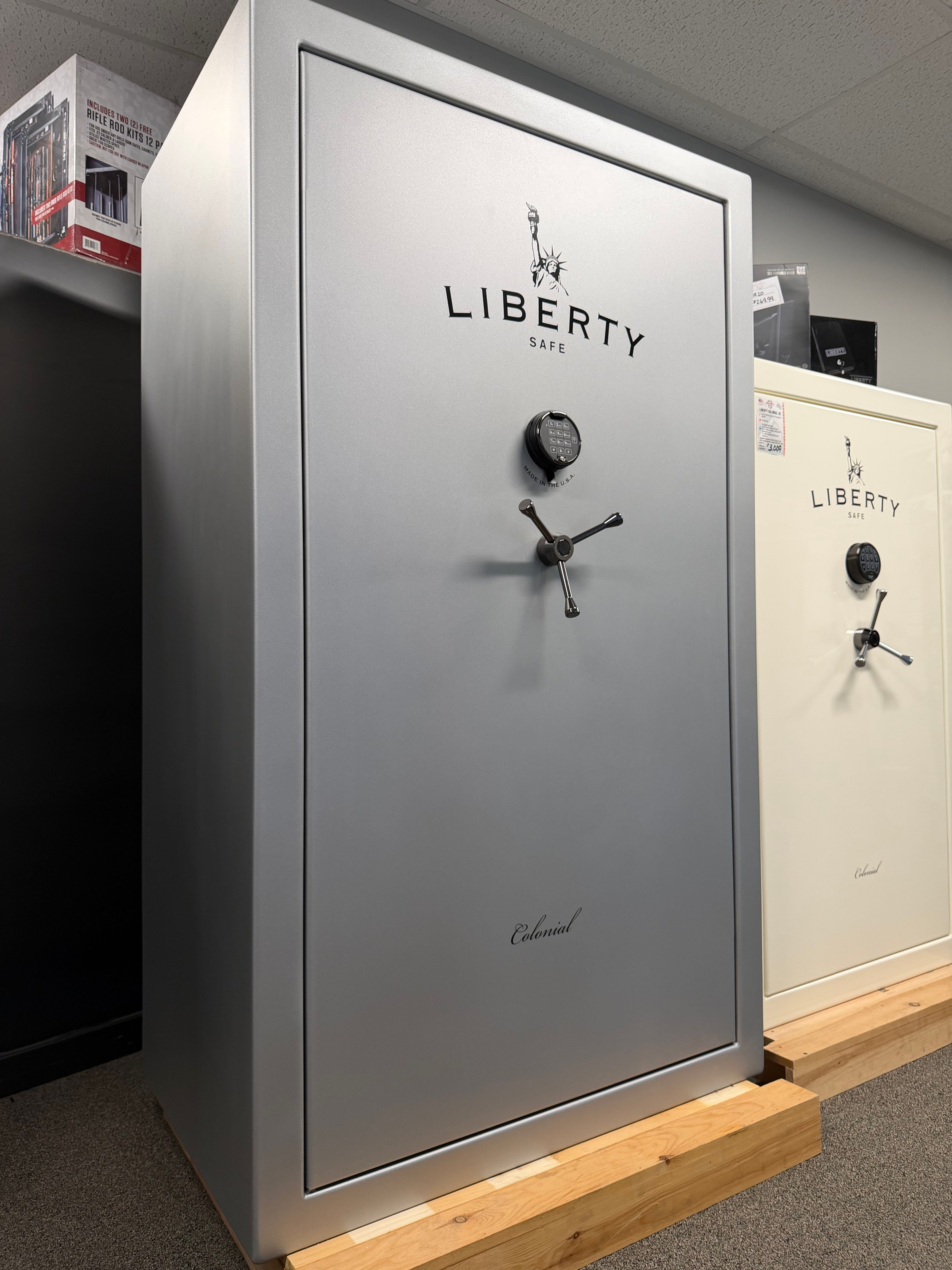In Stock Liberty Safe Colonial 50-Glacial Steel
