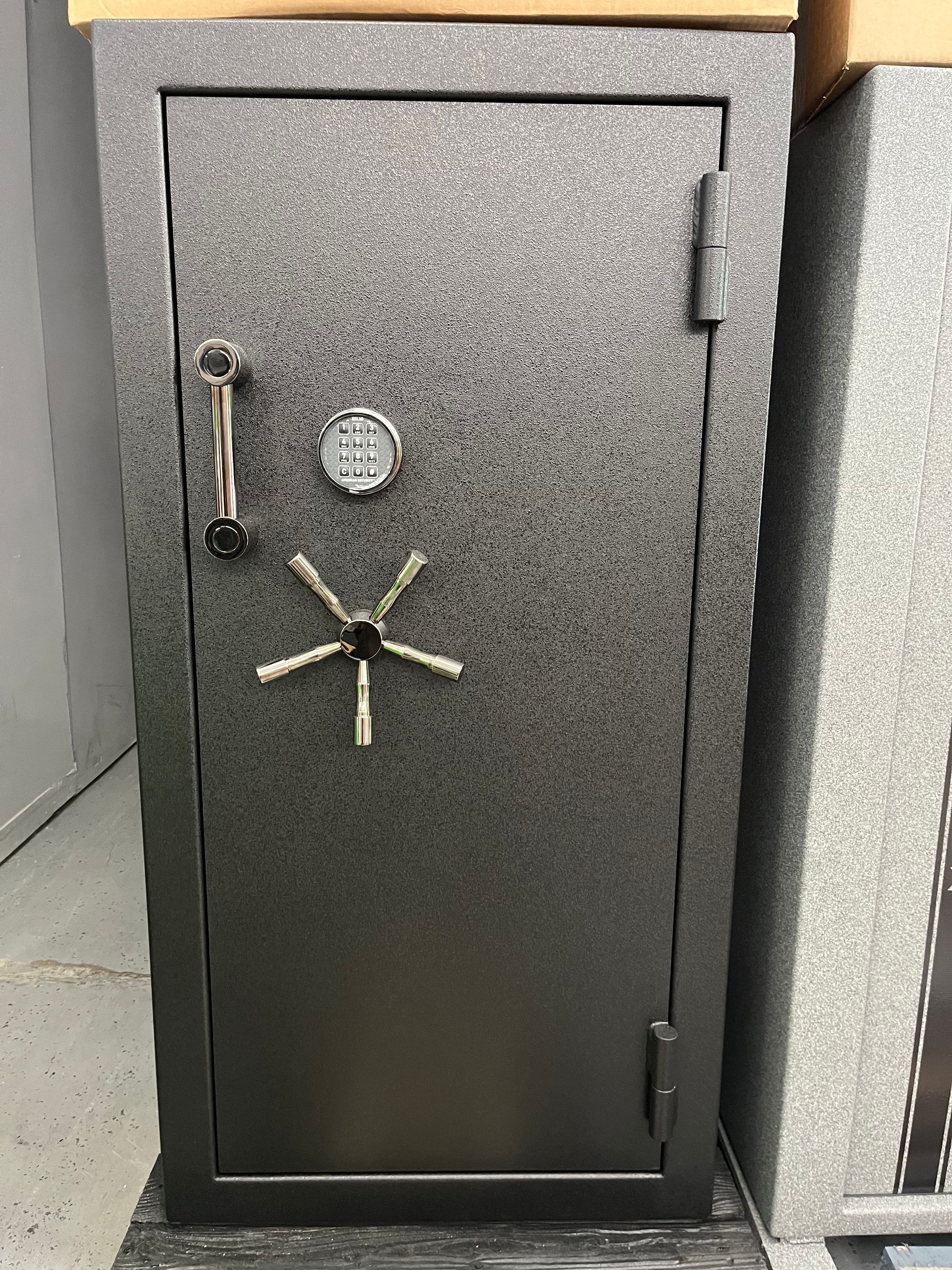 IN STOCK American Security BFII6030 - Satin Black|Right Hinge|Black Chrome