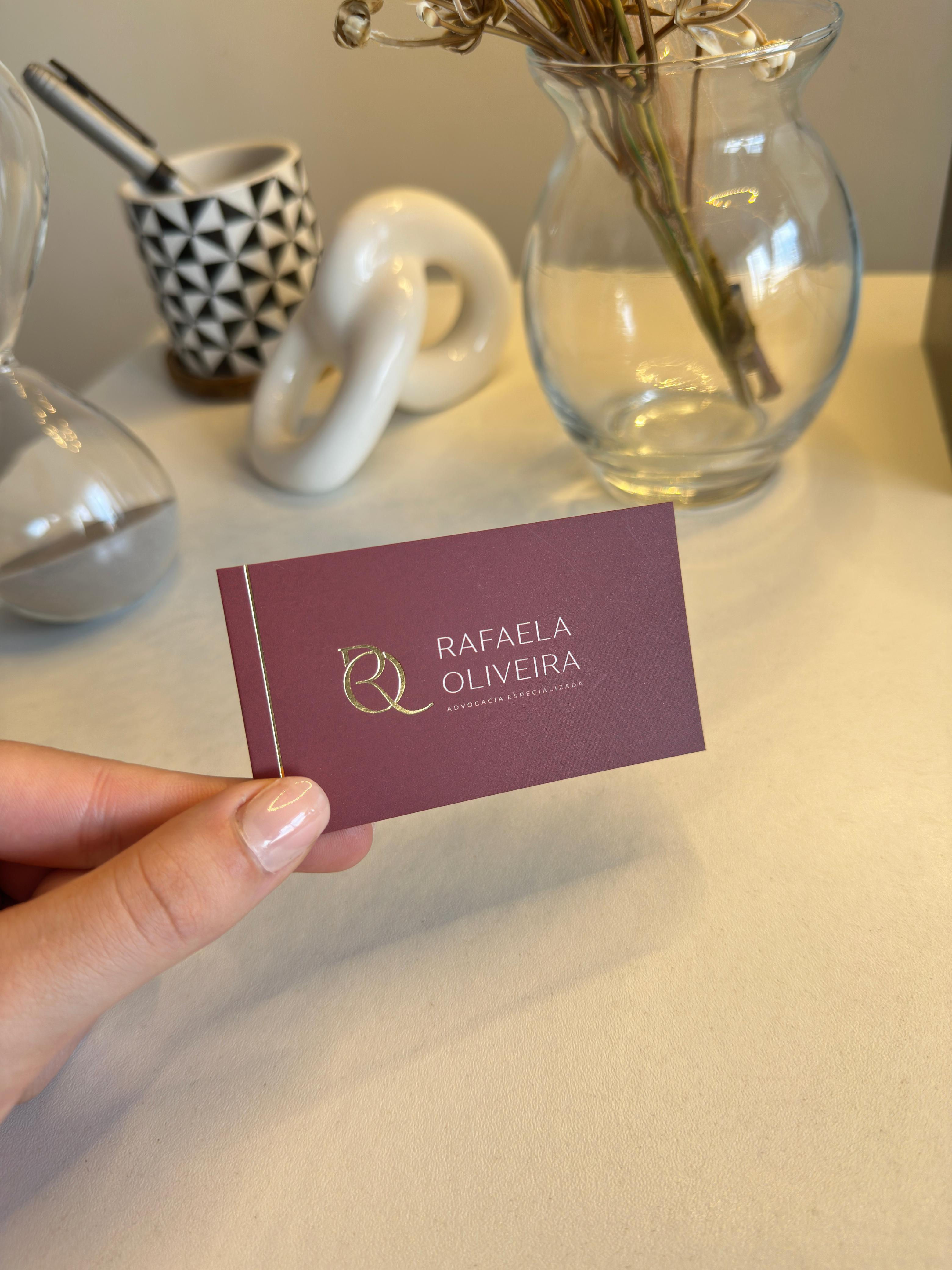 Cartão Laminação Fosca + Hot Stamping