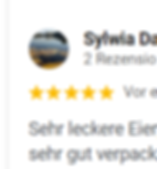 Sterne Bewertung Sylvia