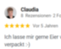 Fünf Sterne Bewertung