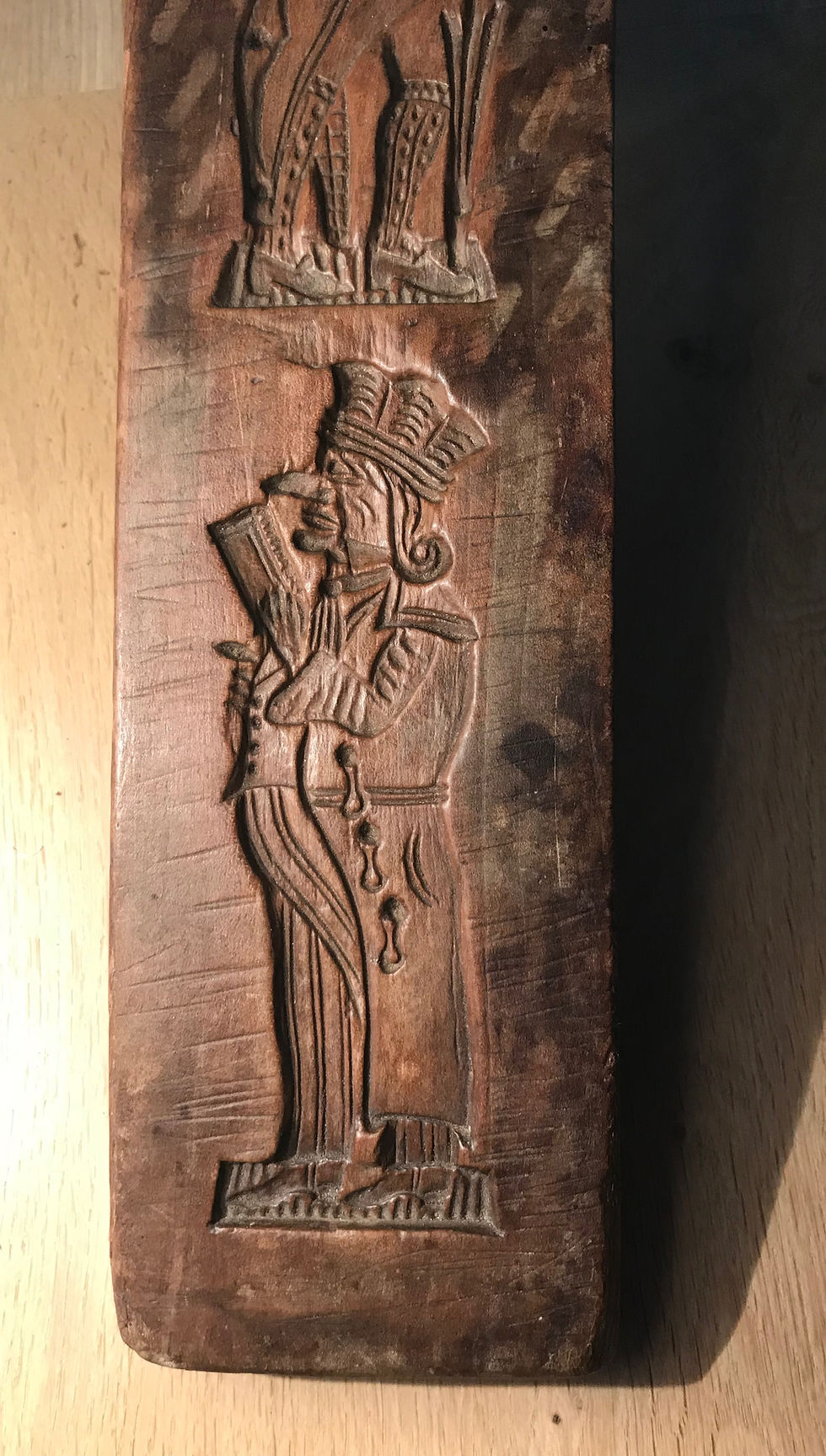 Thumbnail: Antique Treen Gingerbread Mould