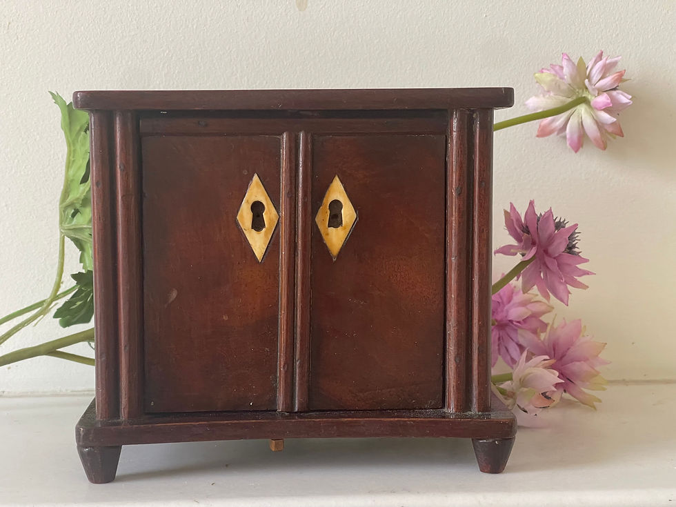 Antique Money Box- in the shape of a Cupboard