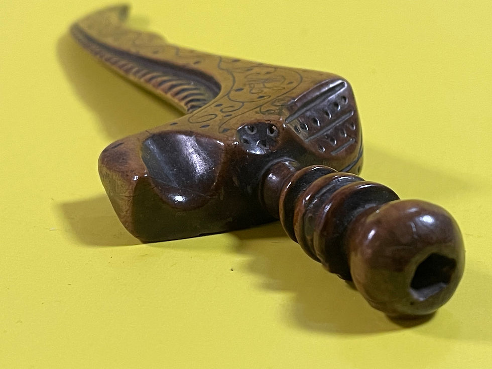 Thumbnail: antique treen knitting sheath for sale opus antiques uk