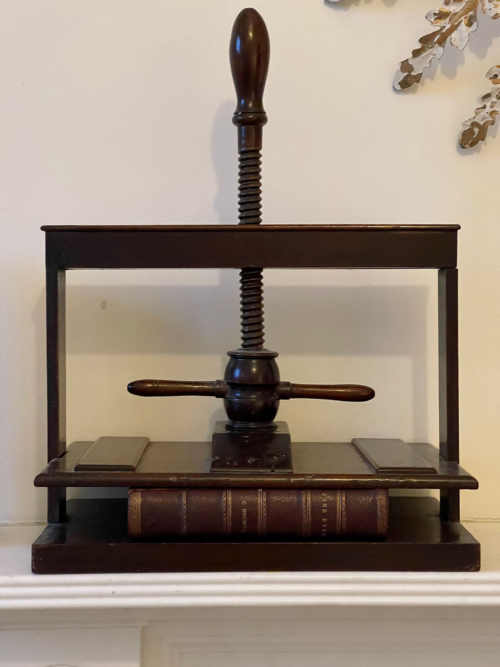 Thumbnail: antique treen book press for sale opus antiques.