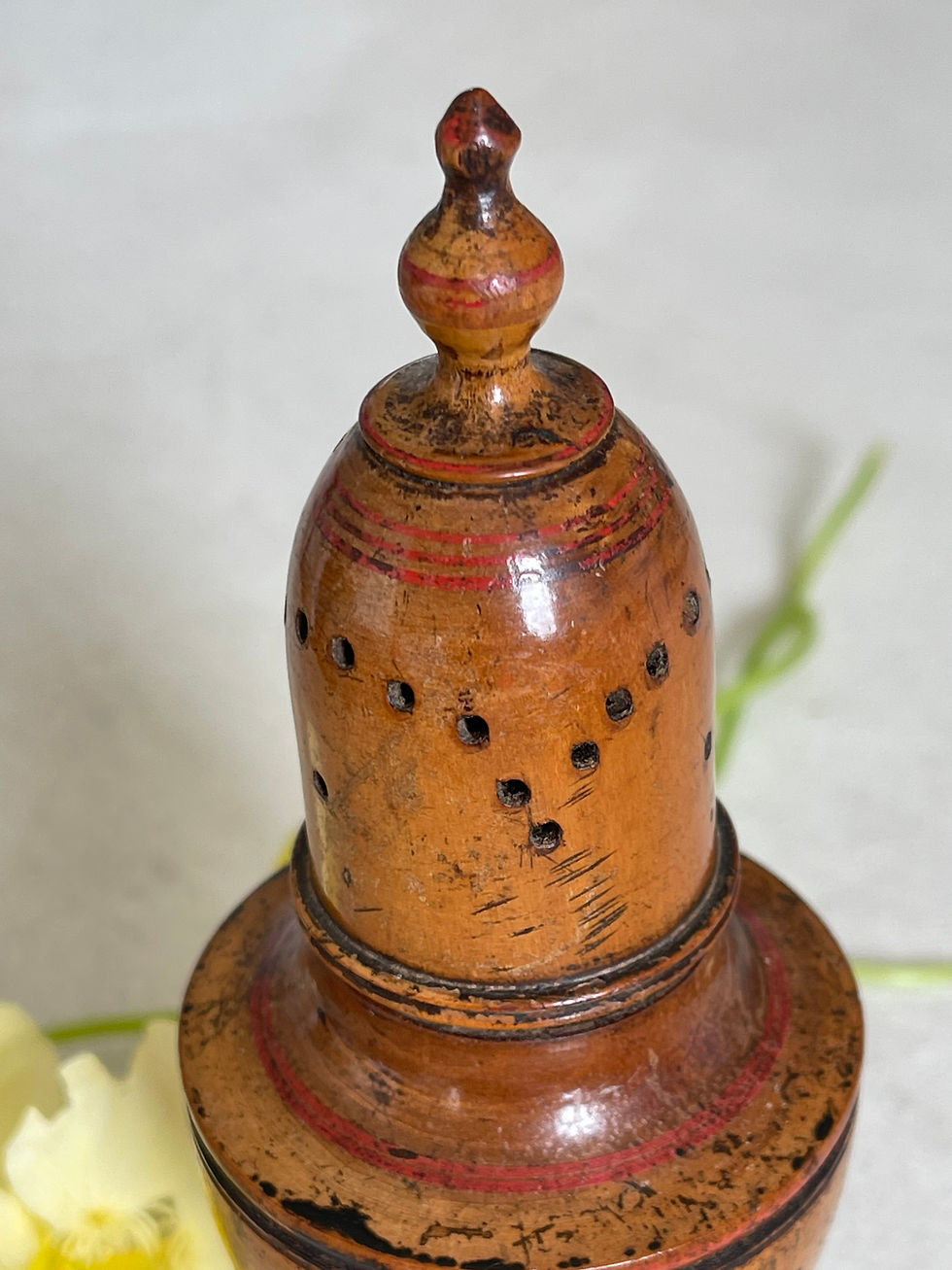 antique treen muffineer for sale opus antiques