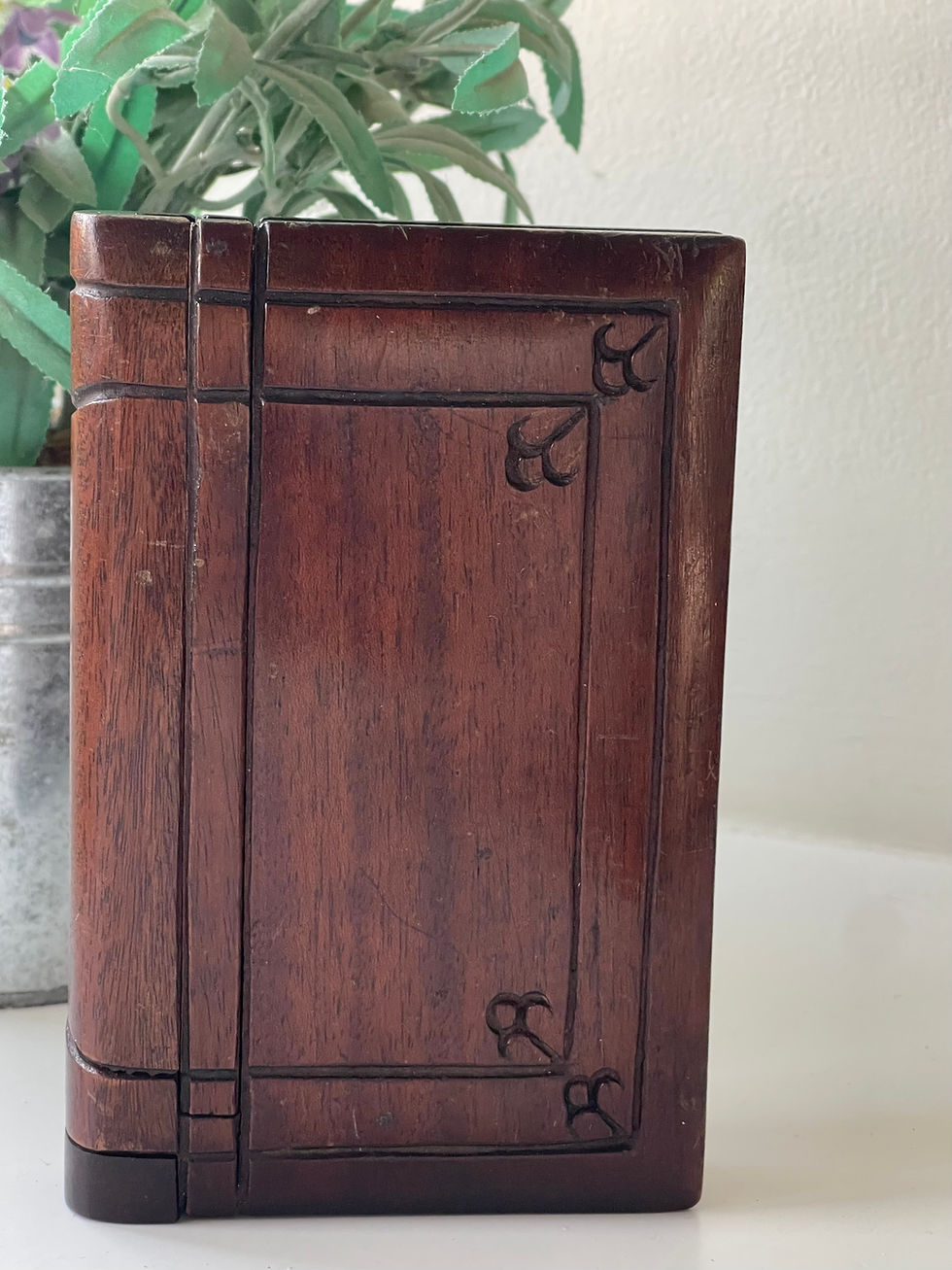 antique treen puzzle book box for sale opus antiques