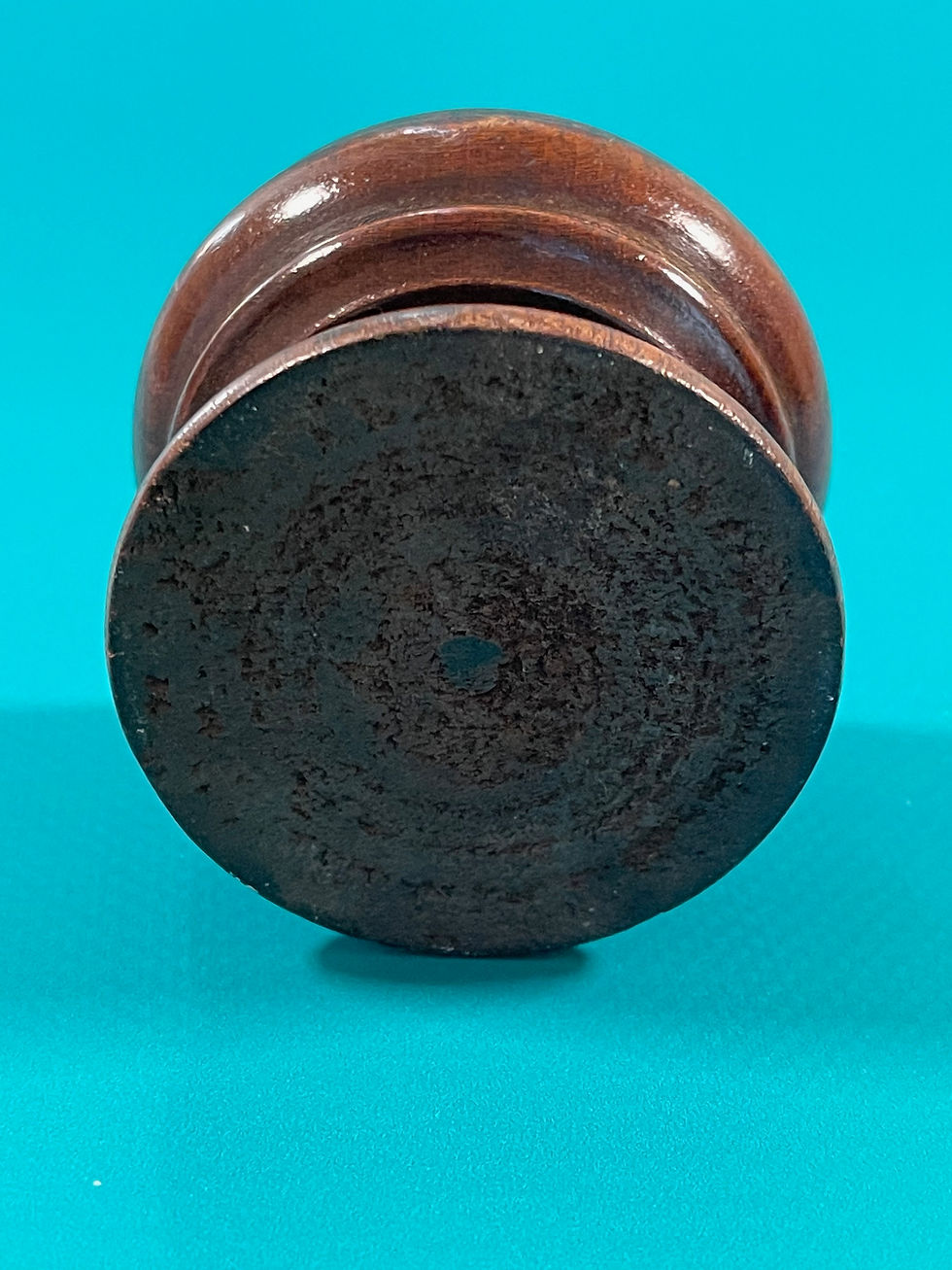 Thumbnail: Antique Treen Salt - walnut