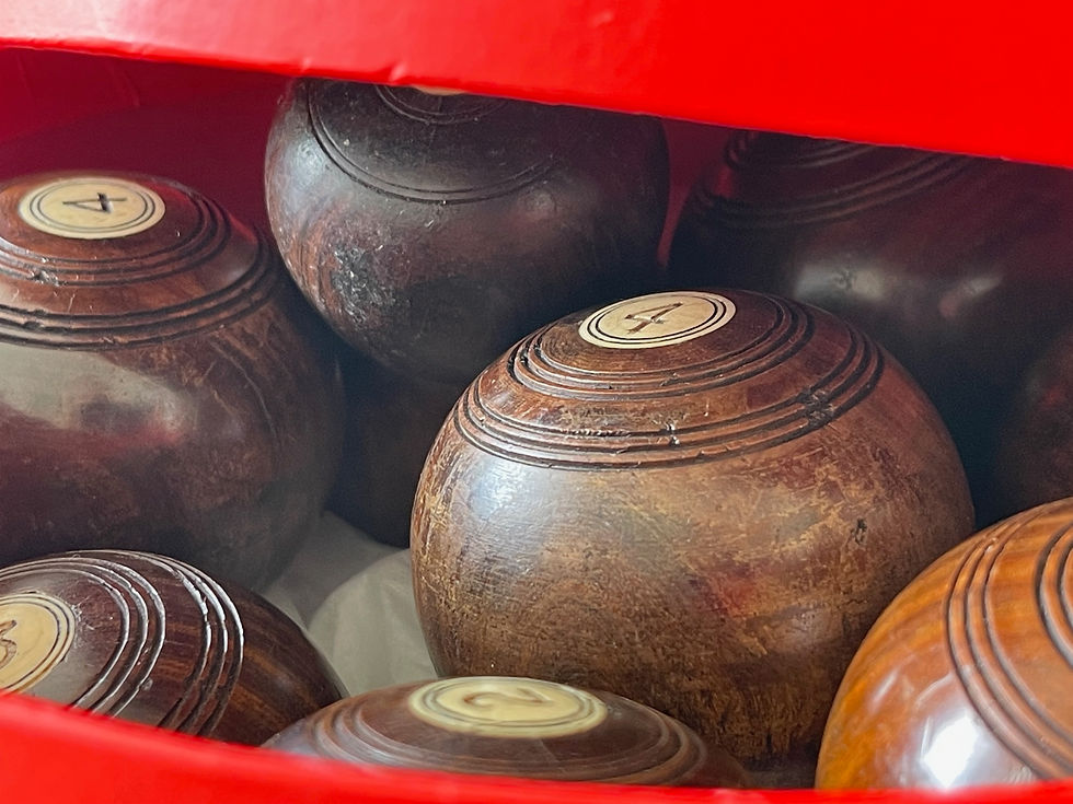 Thumbnail: antique treen carpet bowls for sale opus antiques uk