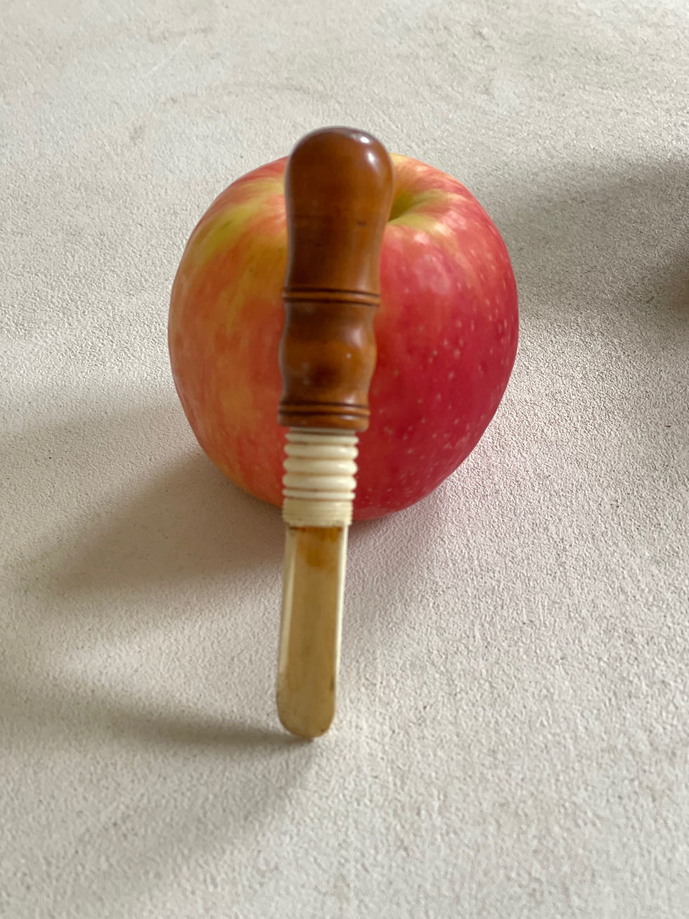 Thumbnail: antique treen travelling apple corer for sale opus antiques.