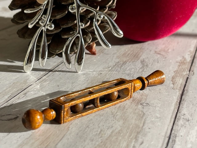 Antique Treen Pipe Tamper