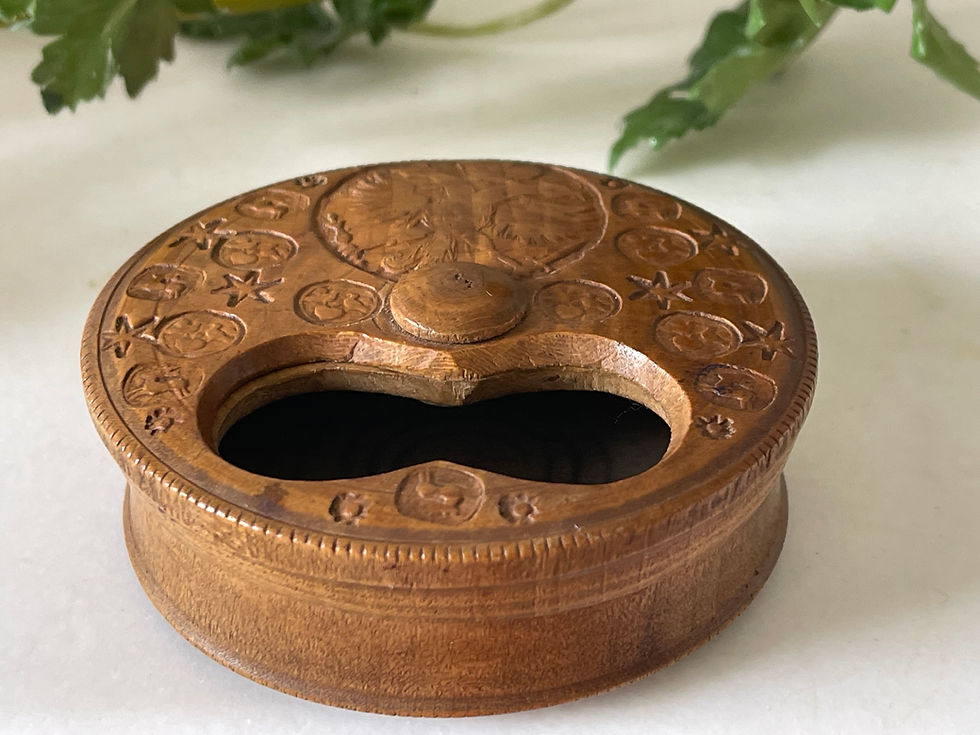 Thumbnail: antique treen snuff box for sale opus antiques