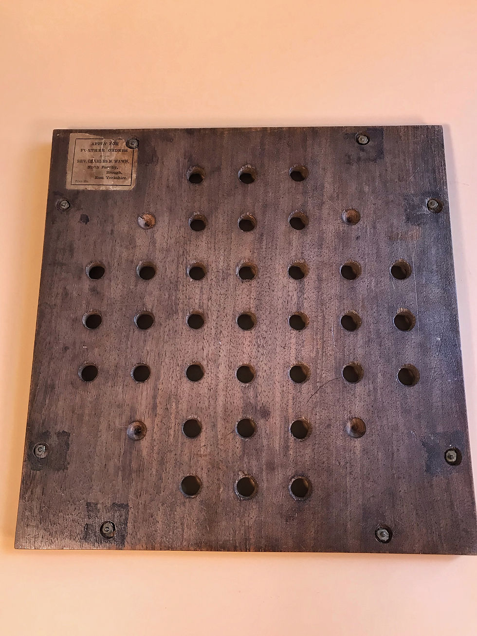 Thumbnail: Antique Solitaire Board
