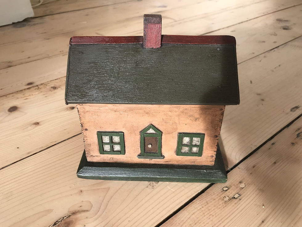 Thumbnail: Antique House Money Box