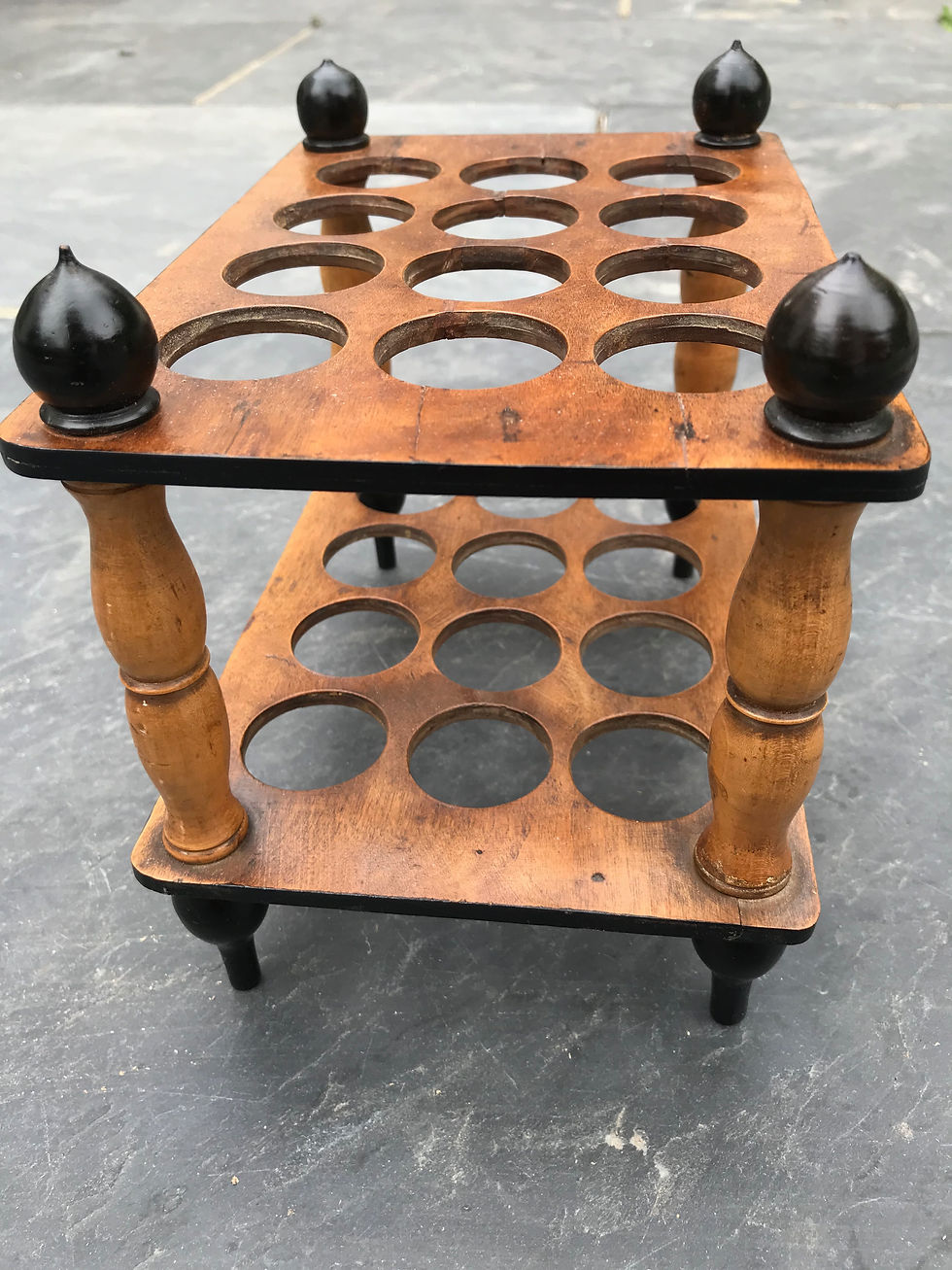 Thumbnail: Antique treen egg rack