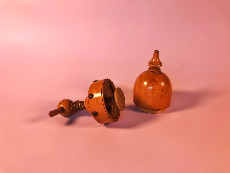 Thumbnail: Antique Treen Lemon Squeezer