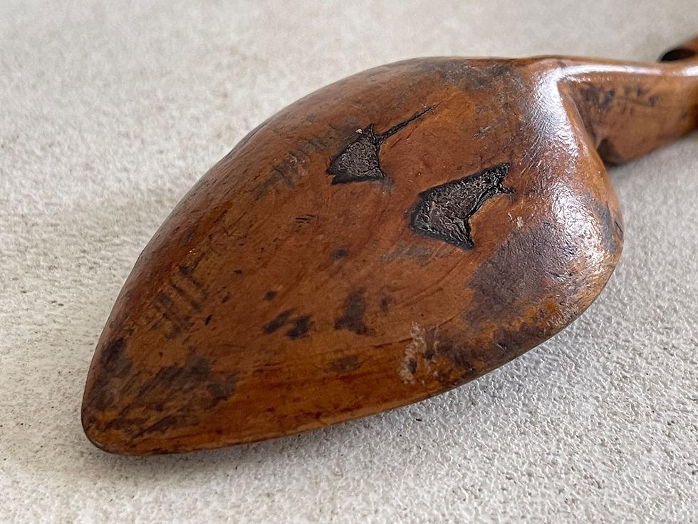 Thumbnail: antique treen spoon for sale opus antiques