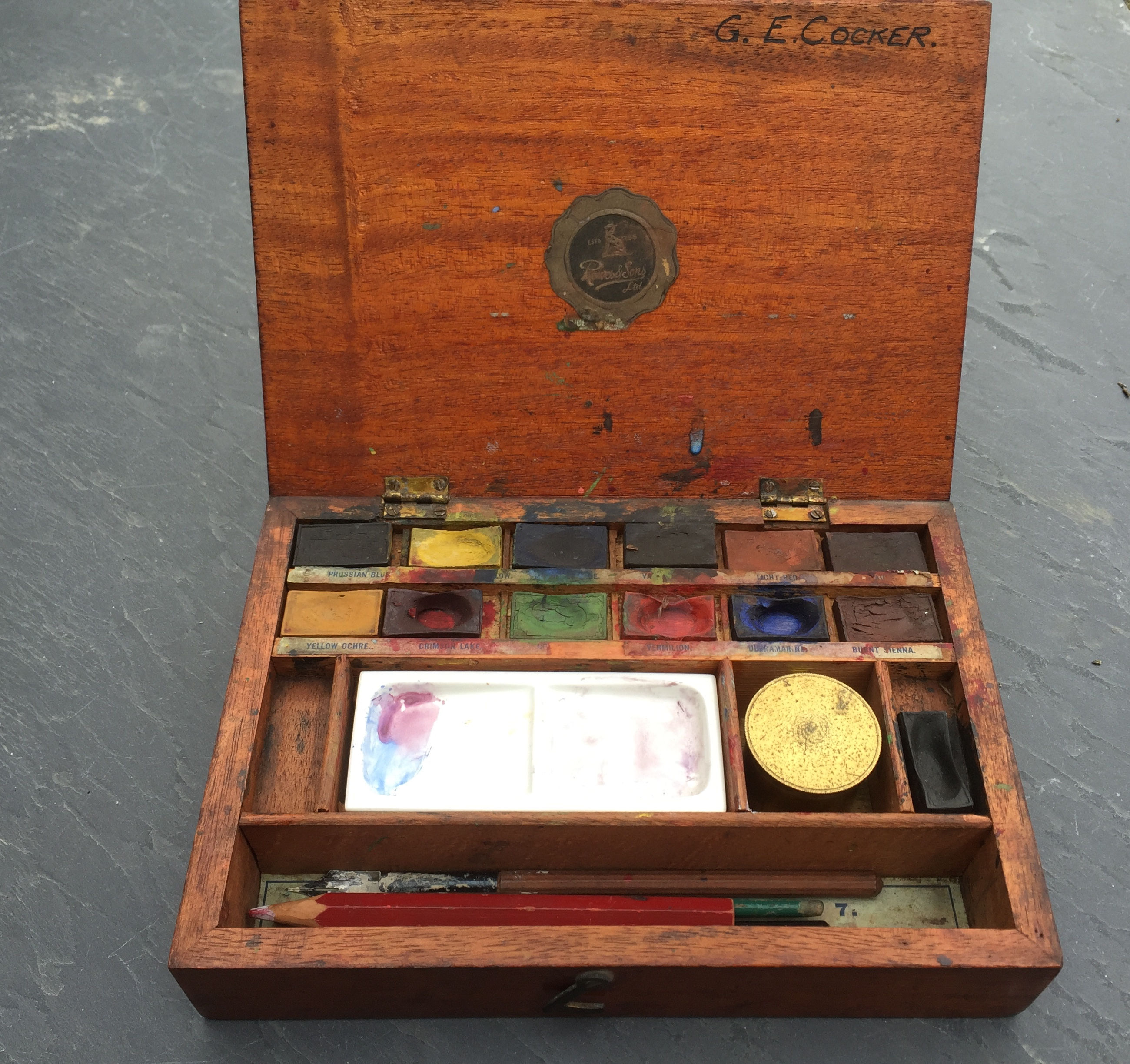 An Antique Artists Box