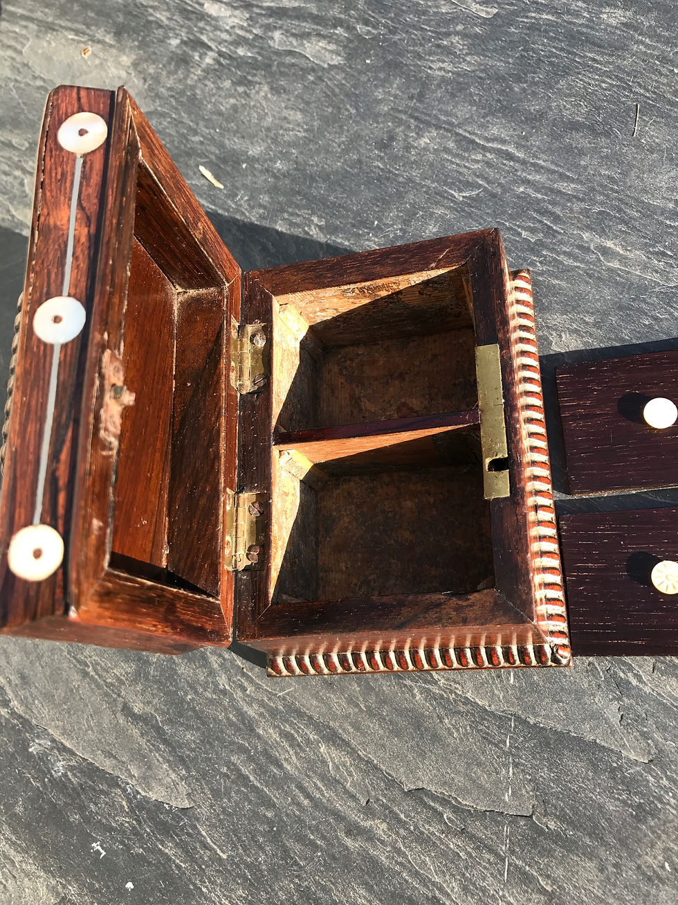 Thumbnail: A Rare Miniature Tea Caddy