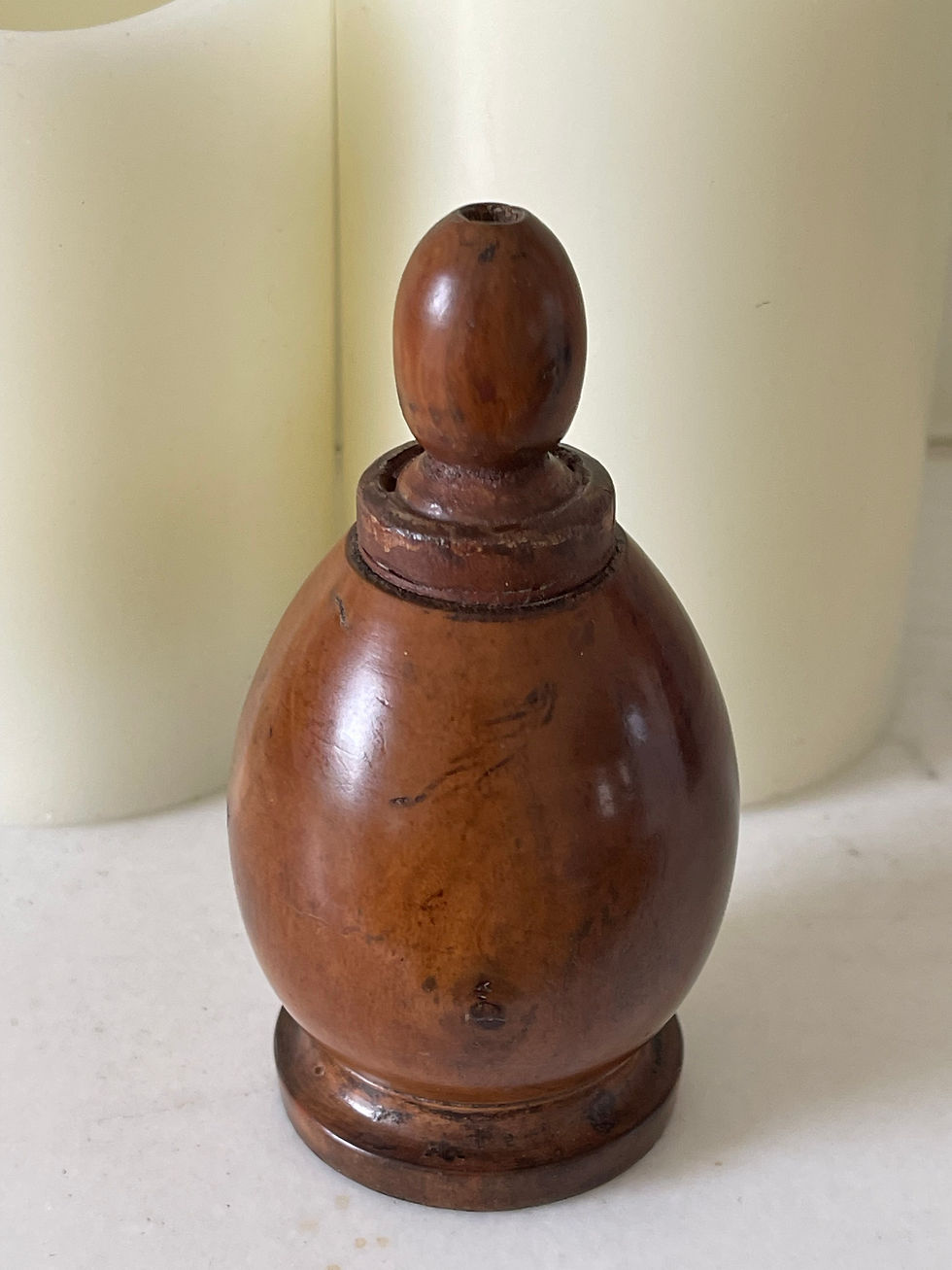antique treen spice flask for sale opus antiques