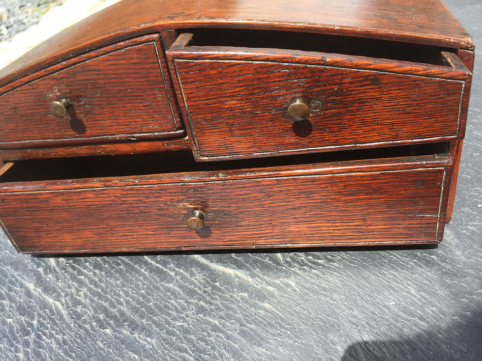 Thumbnail: An Apprentice Antique Oak Chest of Drawers