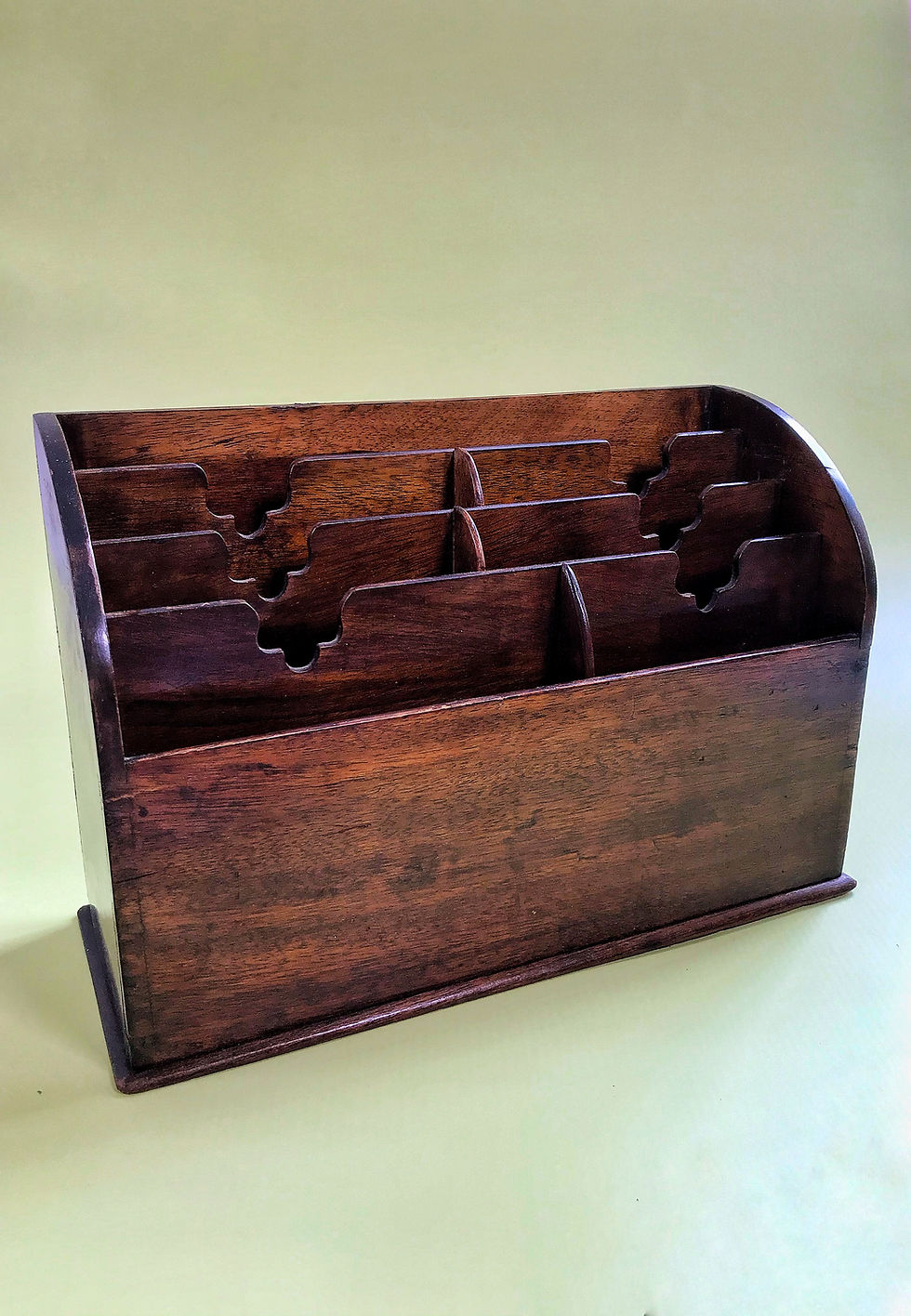 Thumbnail: Antique Mahogany Stationery Rack