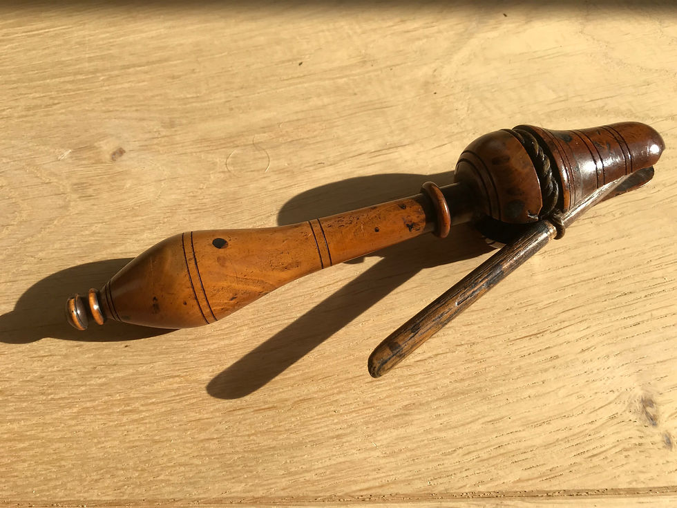 Thumbnail: Antique Treen Teacher's Clicker/clicket