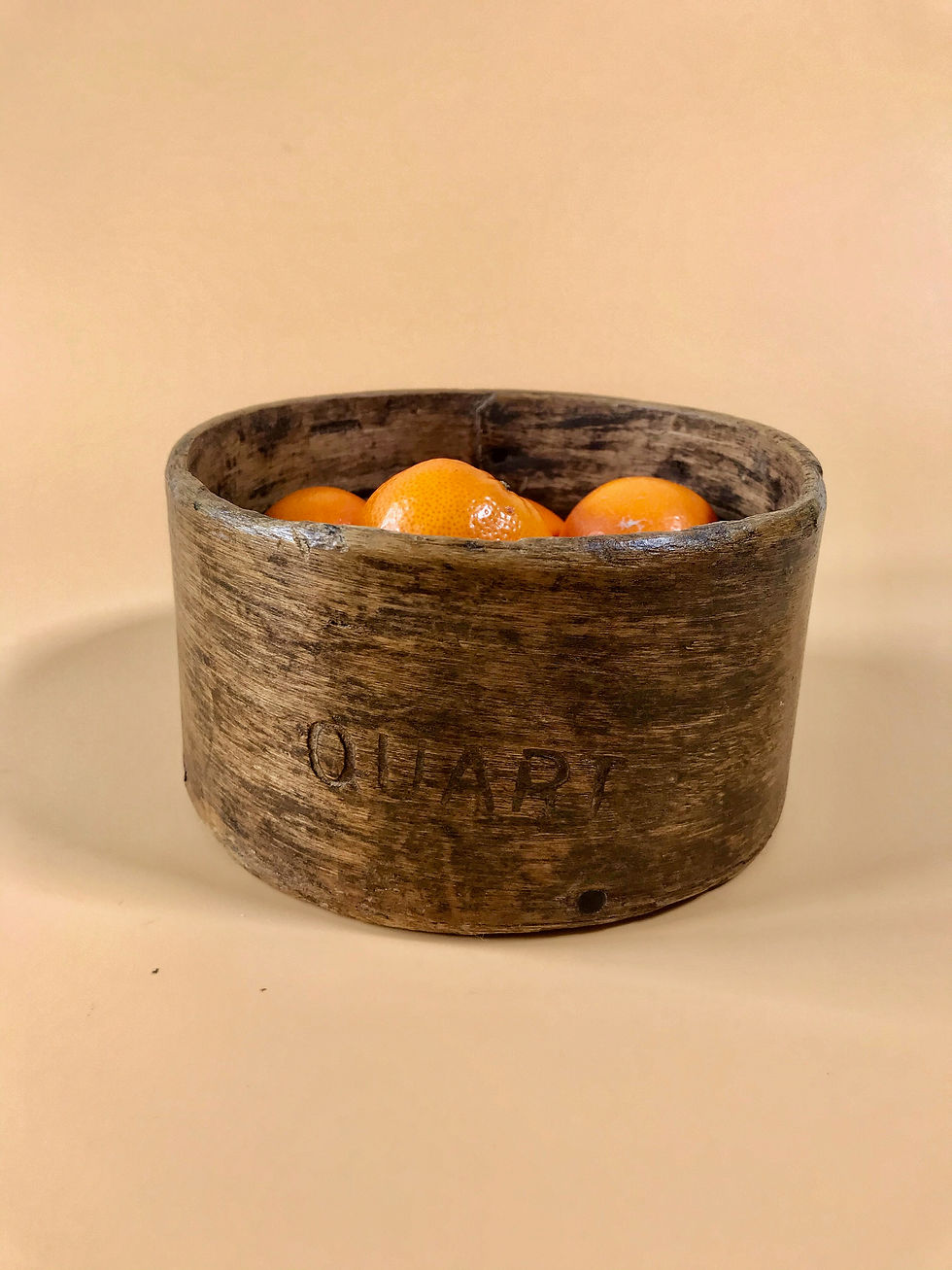 Antique Treen Quart Measure