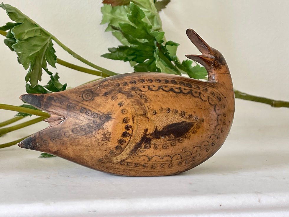 antique treen fish snuff box for sale opus antiques