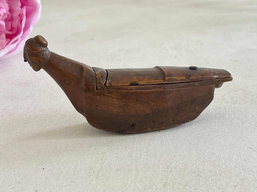 Thumbnail: antique treen snuff box for sale opus antiques