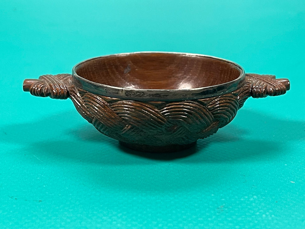 antique treen Scottish Quaich for sale opus antiques